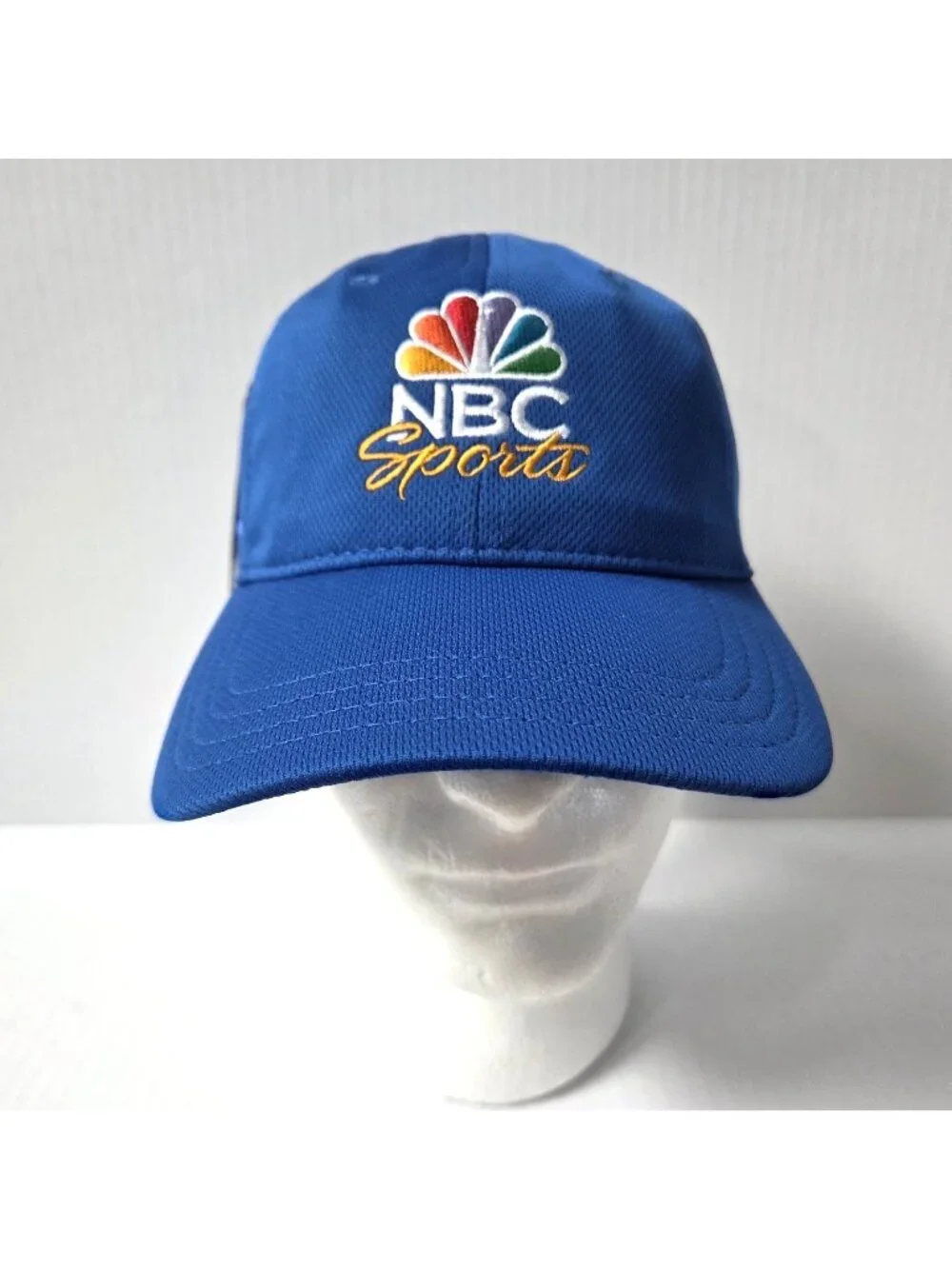 Vintage NBC Sports Hat Cap Mens One Size Adjustable Royal Blue Pukka NEW